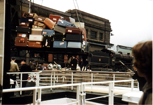 Canadian Pacific Outreach - London Stories 5 Unloading luggage at Dover Western Docks in the late 1950s as Eunice might have seen it.