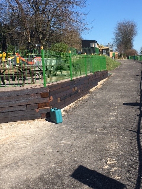 Building Department - March Blog 5 Ropley viewing area fencing complete