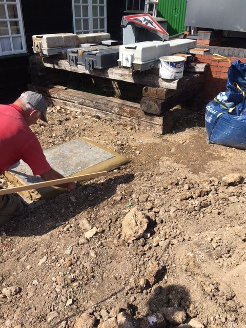 June Update from the Building Department 3 Finishing off drain pit