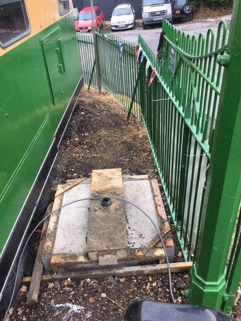 Building department - August blog 1 Lamp post base Ropley