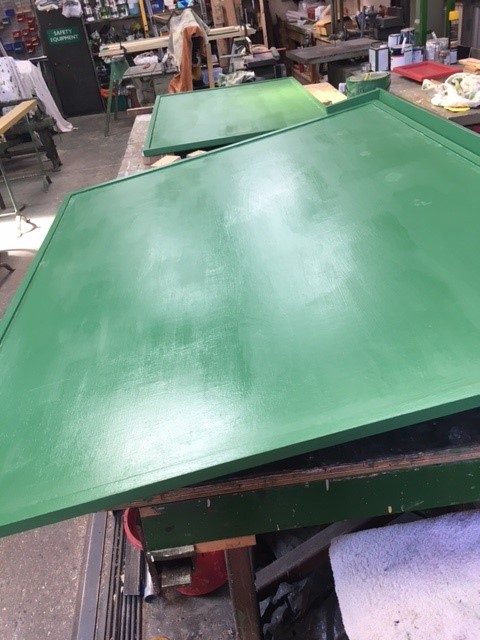 Building department - August blog 5 Replacement notice boards for Ropley