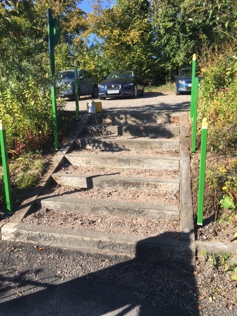 November - Buildings Update 5 Installation of handrails at Ropley