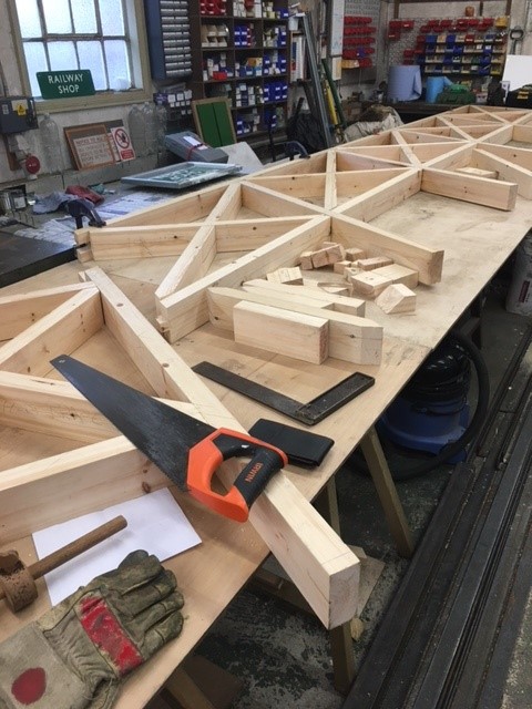 February update from the Buildings Group 3 New balustrade now inside workshop