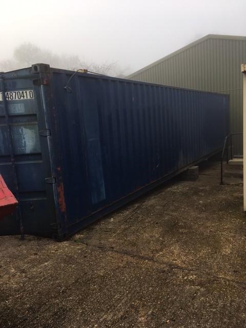 The Shovel Has Landed 1 New Building Department container
