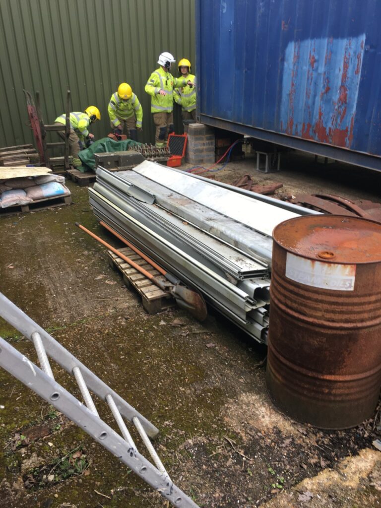 A Breathe of Fresh Air 7 Container lift