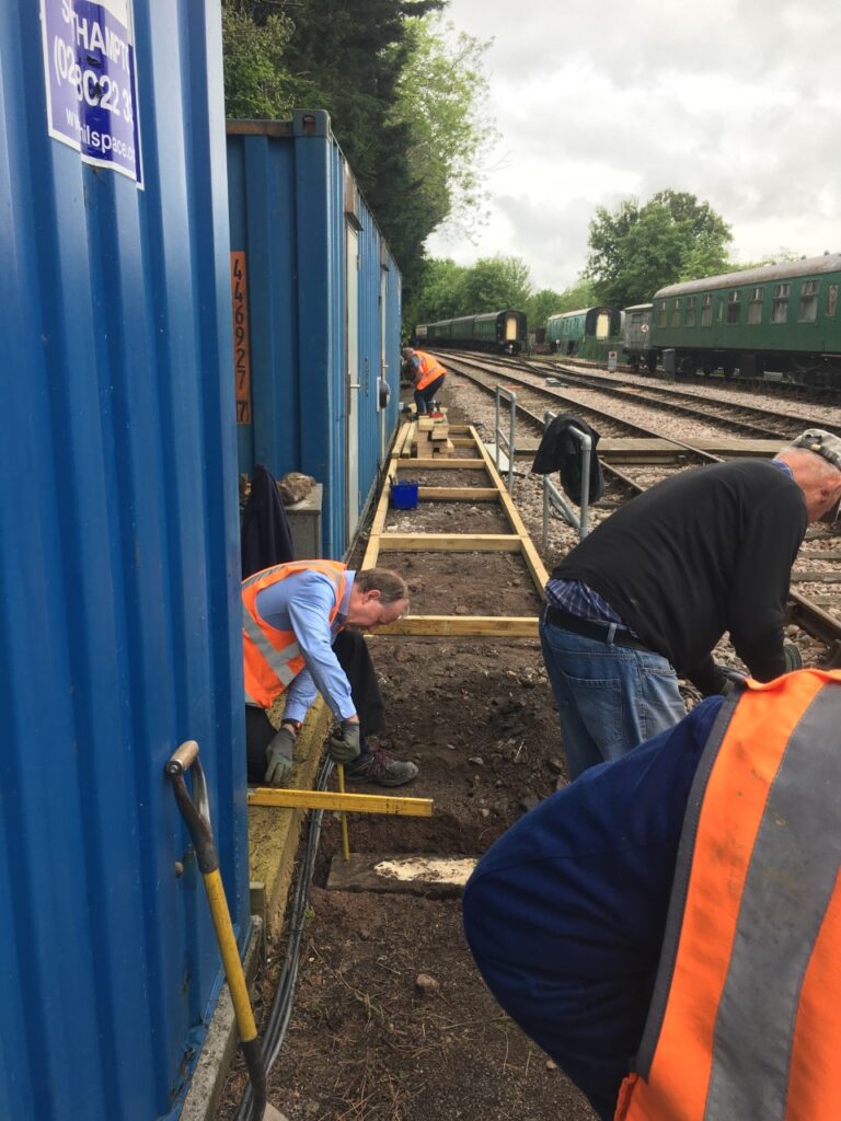Board Stiff 3 Engineers walkway Alresford