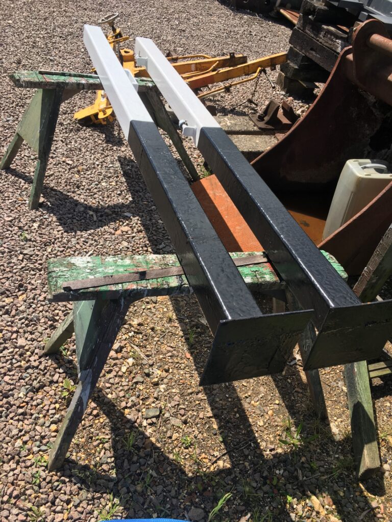 August - Busy Times in the Buildings Department 4 Gate posts for Alresford gate 1
