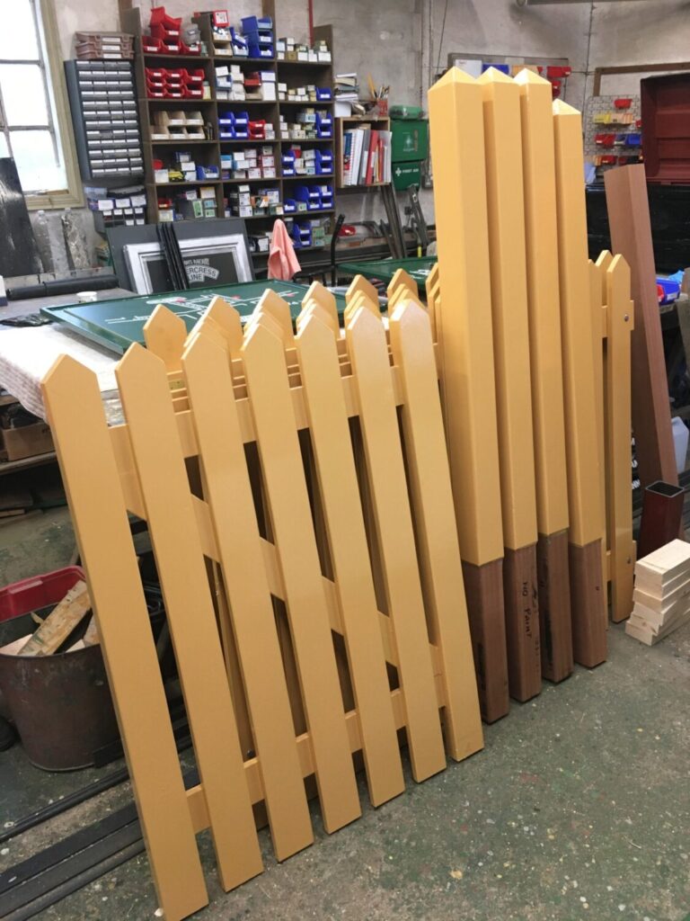 May Buildings Group Update 4 Fence panels and posts ready for Alresford