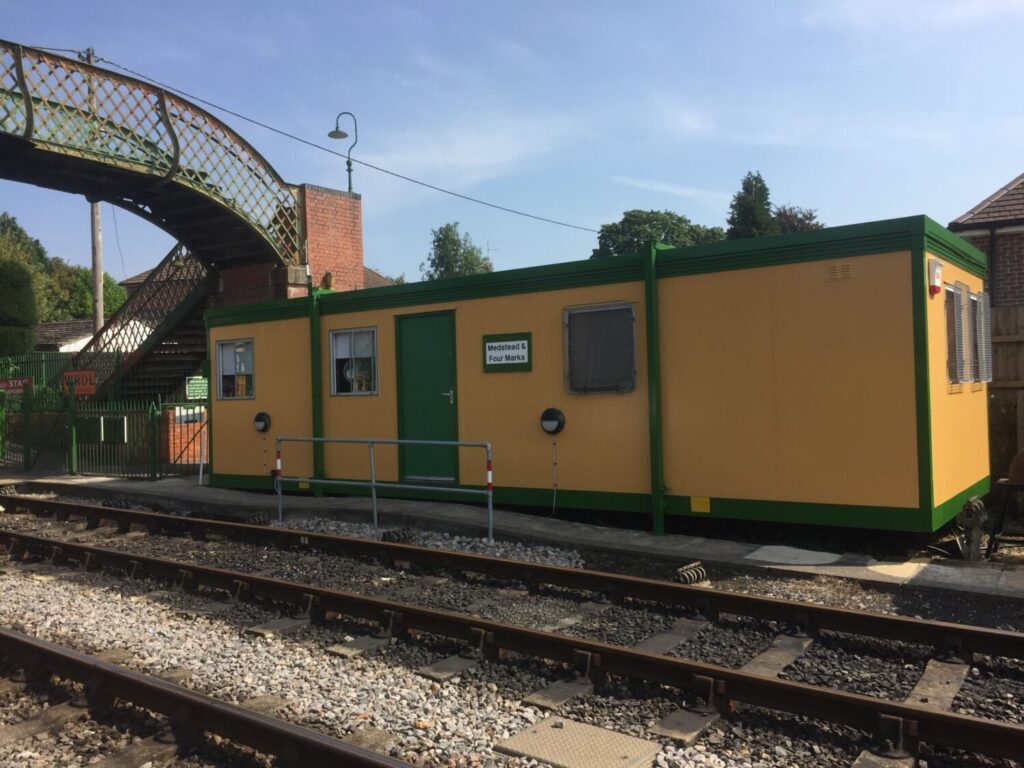Building Blog - September Update 3 Medstead new signal box