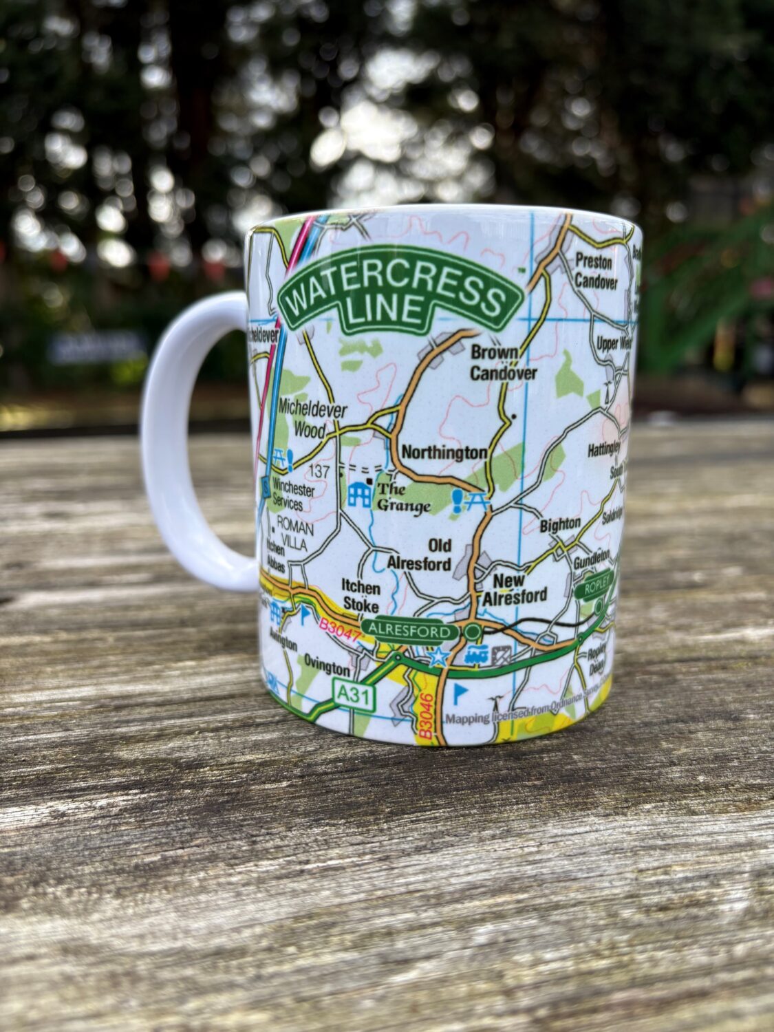 Alresford Gift Shop 7 OS Map Mug 2