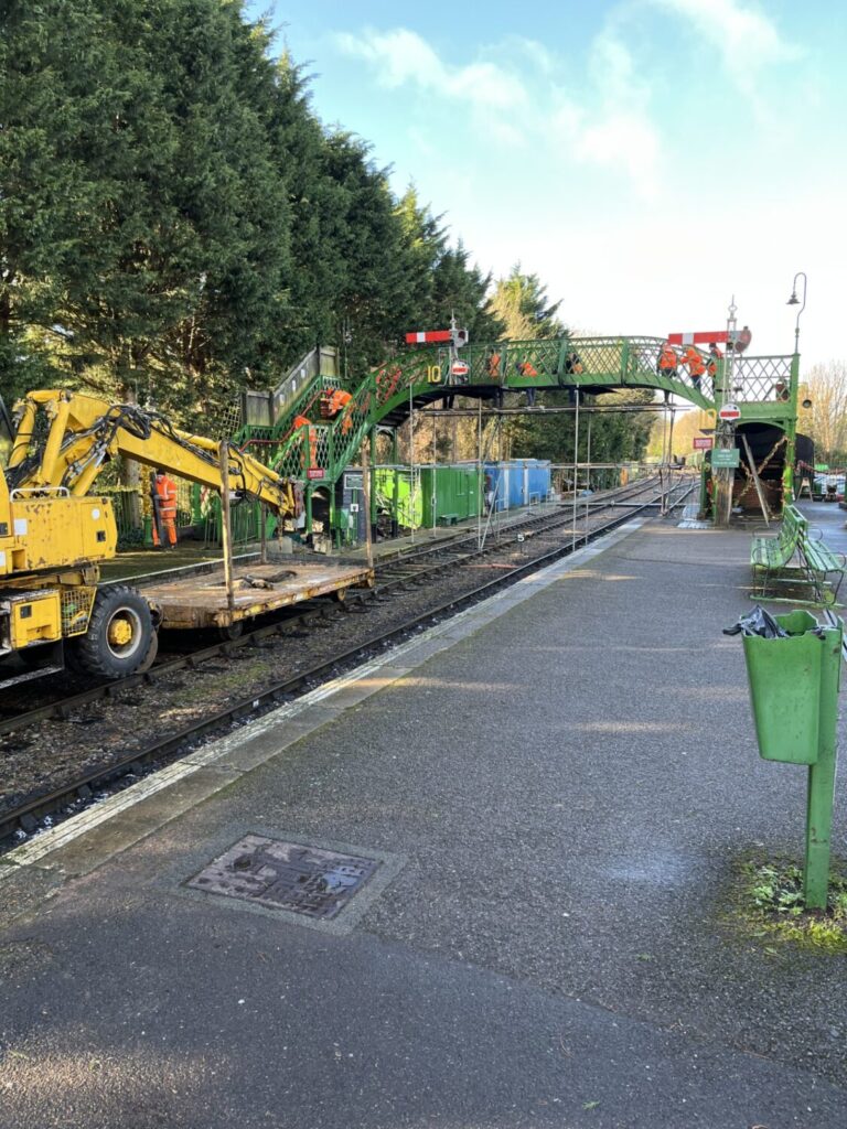 Building Blog: January Update 3 Scaffold platform in place