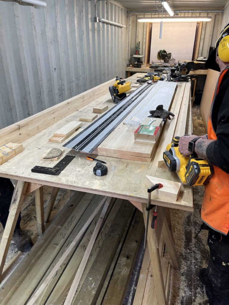May Catch Up - Building Group 6 Work starts on new running in boards 1