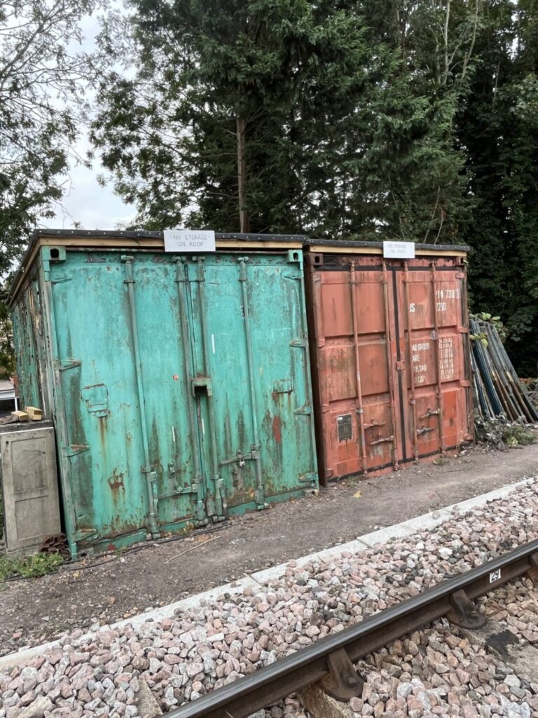 Building Blog - Autumn Update 7 Alresford container roofs in place 1