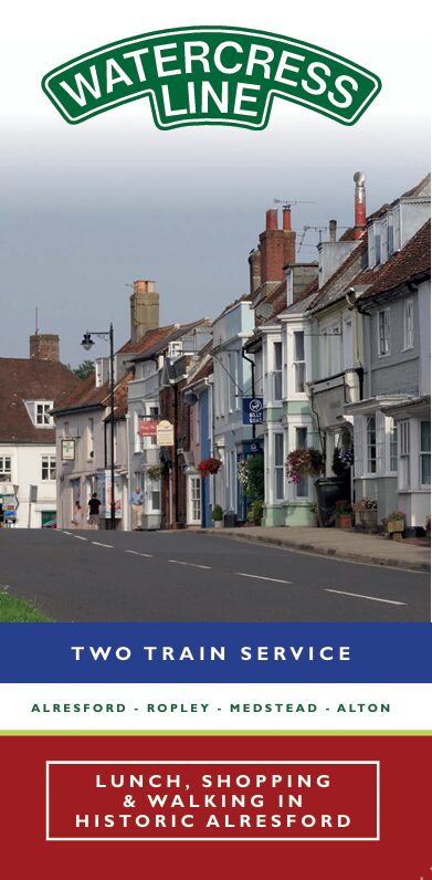 Alresford Shopping and Lunch daysheet from The Watercress Line