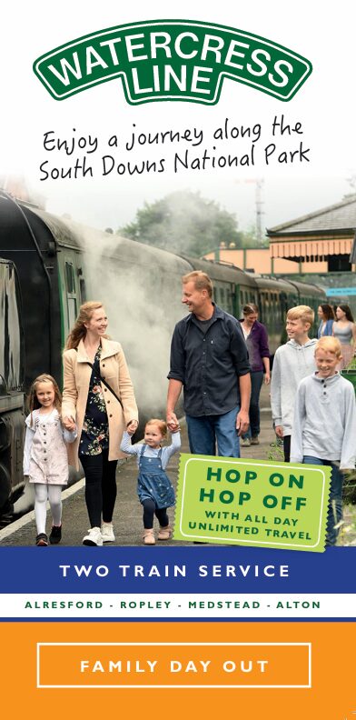 Family Day Out at The Watercress Line daysheet