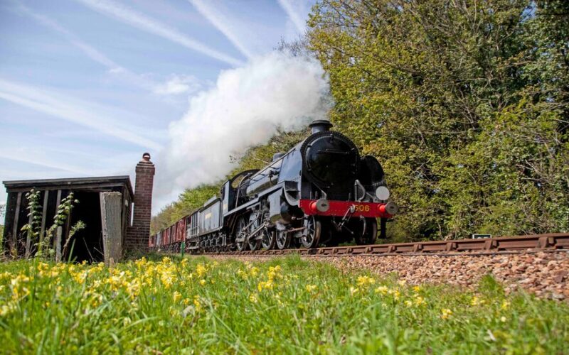 506 at The Watercress Line Steam Gala 2022
