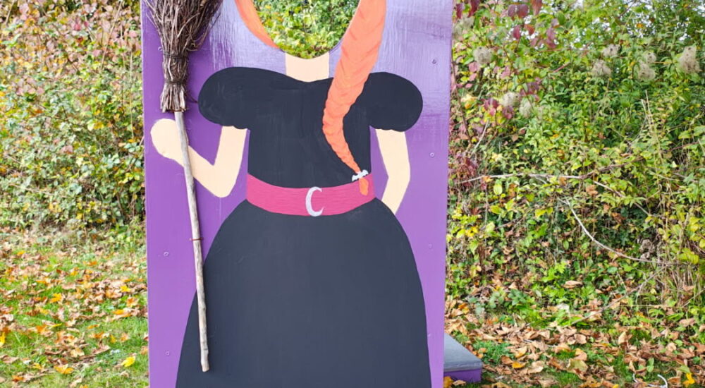 Aunt Sally board in situ for Wizard Week