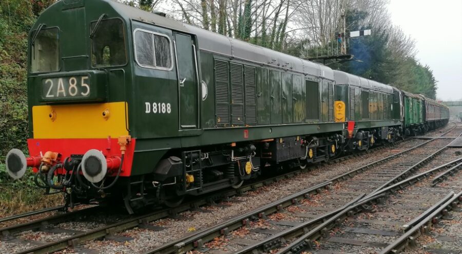 D8188 and D8059 at Alresford 2021