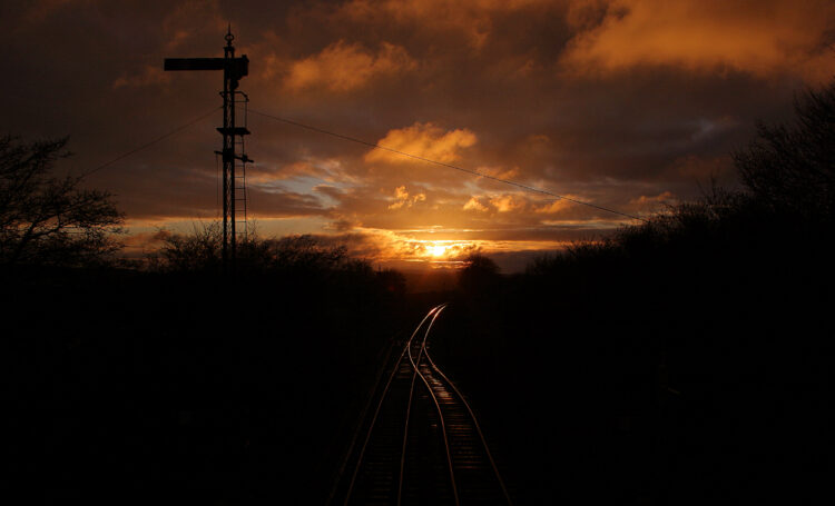 Sunset at Ropley