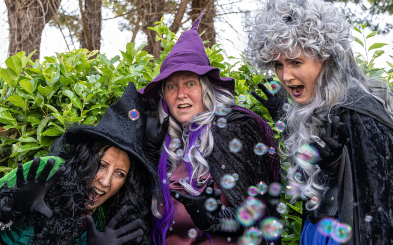 halloween witches and halloween horror at the watercress line